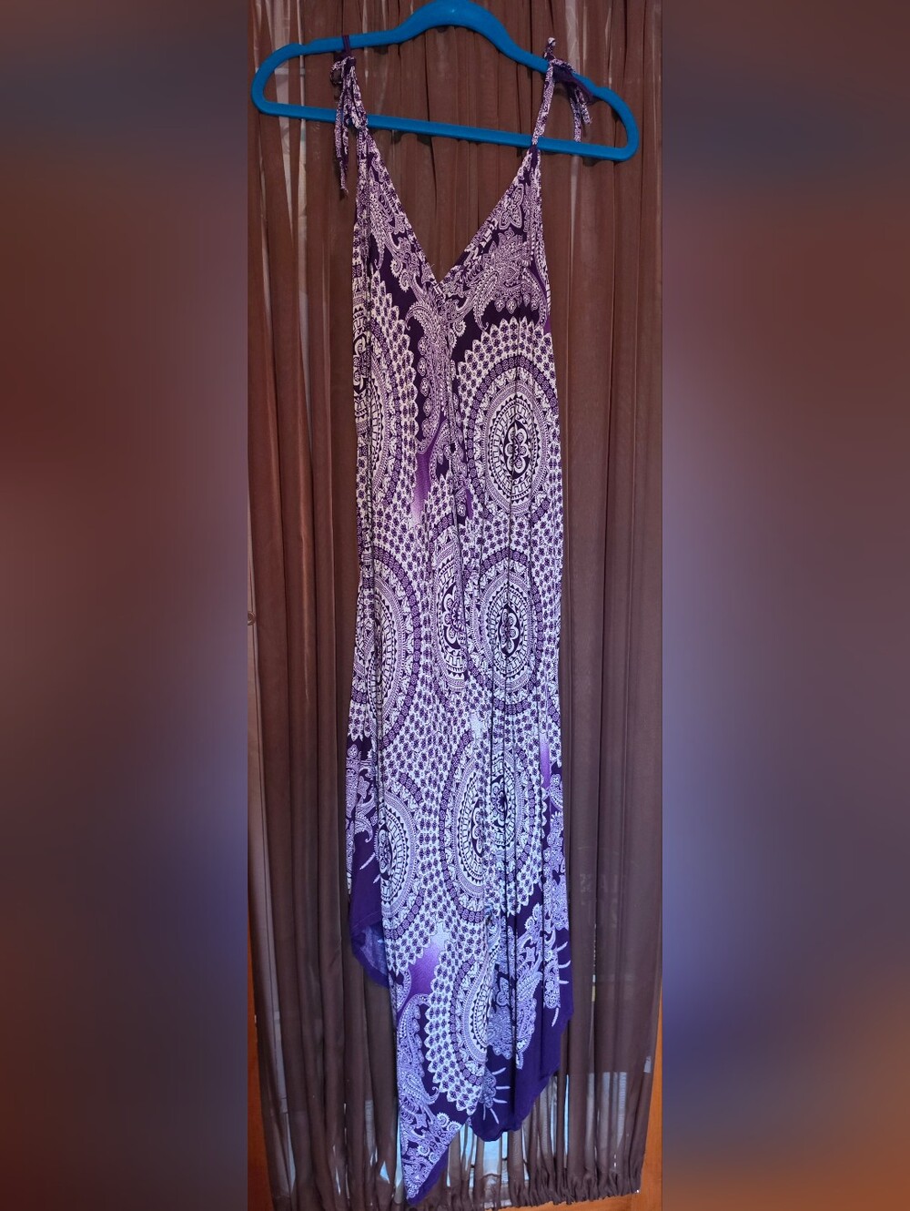 Womens Purple Mandala Jumper